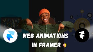 How to add animations in a framer website  Learn framer animations [upl. by Ylelhsa]