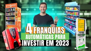 4 FRANQUIAS AUTOMÁTICAS para INVESTIR EM 2023 MELHORES MÁQUINAS para GANHAR MUITO DINHEIRO💰 [upl. by Ahsiema263]