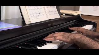 Dr Zaghi Hosseinzadeh plays piano chargah mode Persian music [upl. by Atnovart]