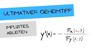 Implizites Ableiten easy Trick [upl. by Phip]