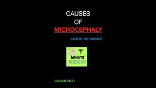 MICROCEPHALY CAUSES  PEDIATRICS EASIEST MNEMONIC 5MINMEDICO next neetpg shorts [upl. by Sosna818]