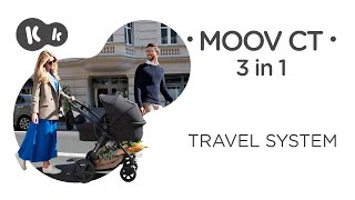 Kinderkraft MOOV CT 3in1 pushchair  Up to 26 kg  With car seat [upl. by Paff]