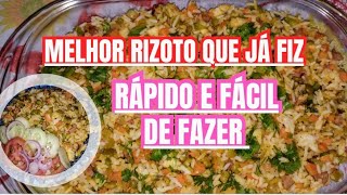 DELICIOSO RISOTO DE CALABRESA 😋 [upl. by Itnaihc]