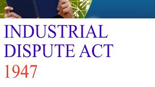 Industrial dispute act tamil  Industrial dispute act  Industrial dispute act tamil explained [upl. by Adnor]