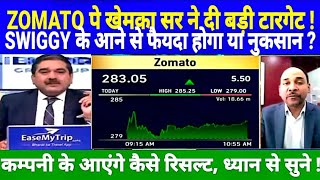 ZOMATO SHARE LATEST NEWS TODAY I SWIGGY SHARE NEWS ZOMATO पे खेमका सर ने दी बड़ी टारगेट [upl. by Erialcyram]