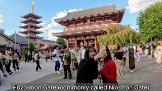 Sensoji  Asakusa Kannon Temple  JAPAN [upl. by Nodnar]