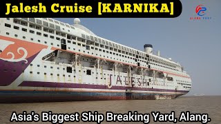 Jalesh Cruise  Karnika  Alang ship breaking yard  Alang port official [upl. by Marcile]