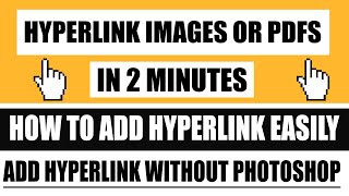 How To Insert Hyperlinks in Photoshop for PDF Hyperlink Easily in 2 Minutes [upl. by Simsar]