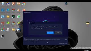 Nox App Player Installing Problem in Windows 11 2022 [upl. by Budding725]