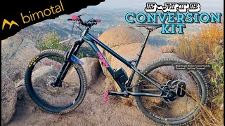 Turning my Hardcore Hardtail into an eMTB  Bimotal Elevate EBike Conversion Kit Review [upl. by Nnylg]