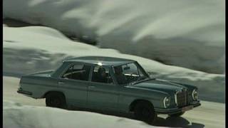 Reisebericht Mercedes 250 S Auch im Schnee ist der MercedesOldie immer elegant [upl. by Alver]