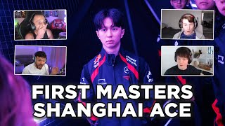 STREAMER REACTION T1 XCCURATE SECURED FIRST ACE IN MASTERS SHANGHAI [upl. by Yrrot]