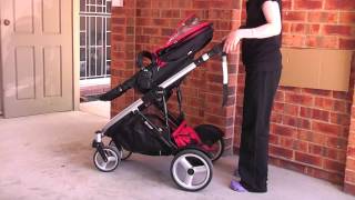 Steelcraft Strider Compact Stroller  How to fold pram  stroller [upl. by Gittel]