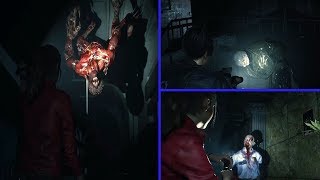 Resident Evil 2 Remake Mythbusters  How To Sneak Past Lickers amp How To Hide From Mr X [upl. by Sairu]