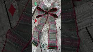 How to make a 4quot Ribbon bow by hand [upl. by Assillam781]