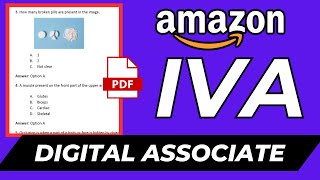 Amazon Digital Associate Iva Online Test  Digital Associate Iva Amazon Interview Questions Answers [upl. by Annyahs288]