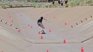 Banked Slalom Skateboarding World Championships 2024 Special Event Course feat Paul Chestnut [upl. by Lorry]