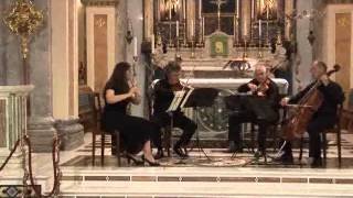 W A Mozart Flute Quartet in C Major KV285b  Ginevra Petrucci Kodály Quartet [upl. by Ylim]