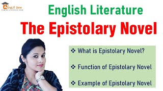 Epistolary Novel  What is Novel  Epistolary Novel in English  Forms of Novel [upl. by Zrike527]