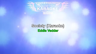 Eddie Vedder  Society Karaoke [upl. by Hoebart357]