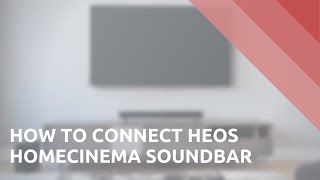 How Connect amp Configure your HEOS Soundbar without HDMI [upl. by Retnyw]