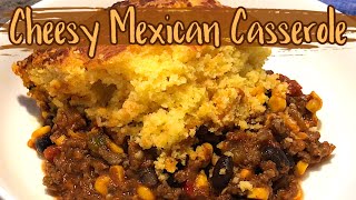 EASY Mexican Cornbread Casserole Recipe Homemade [upl. by Ahseral]