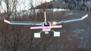 RC Twin Snow Plane [upl. by Yeleen]