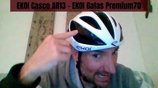 EKOI AR13 Casco  EKOI Premium70 Gafas [upl. by Enneira]