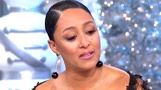 Tamera MowryHousley Makes Tearful Return to The Real Following Nieces Death [upl. by Phene]