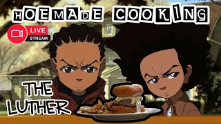 HOEMADE COOKINGDONUT DOUBLE CHEESEBURGERS past livestream [upl. by Annek]