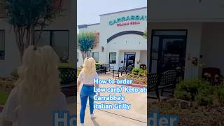 How to order Low Carb  Keto at Carrabbas Italian Grill Healthy living lose weight [upl. by Aitra]