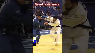 Great ashi waza 🔥technique judoippon 😈🔥😱shortsviral judo 😱🤯🥋🔥 [upl. by Ysdnyl]