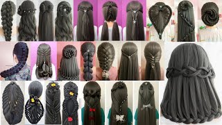 5 Beautiful hairstyles simple hairstyles and open hairstyles [upl. by Peirce]