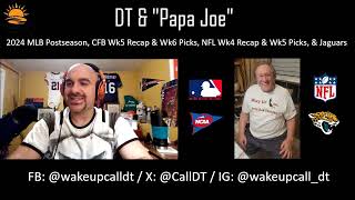 MLB Wild Card MLB Playoffs College Football NFL amp Jaguars [upl. by Rosenstein]