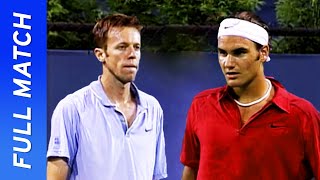 Roger Federer vs Daniel Nestor in his first televised US Open match  US Open 2000 Round 2 [upl. by Revlis]