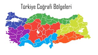 Bölgeleri Tanıyalım  Türkiyenin Coğrafi Bölgeleri ve Türkiyenin Şehirleri  Mino Öğretiyor [upl. by Corvese]