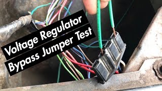 How To Test An External Voltage Regulator Pre73 C10 [upl. by Darill561]