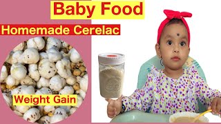 Homemade Cerelac Recipe for Babies Baby Food for weight Gain amp Brain Development [upl. by Ahsinnor]