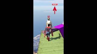 GTA V EPIC RAGDOLLS SPIDERMAN VS MINIONS FUNNY FAILS gta gtav shorts shortfeed [upl. by Latricia590]