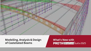 Modelling Analysis and Design of Castellated Beams with ProtaStructure 2025 [upl. by Huttan]