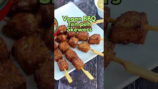 Delicious Campfire Vegan BBQ Tempeh Skewers  Easy Camping Recipe Ideas [upl. by Tatiania]