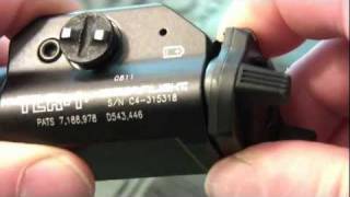 How to change or install batteries on the Streamlight TLR1 [upl. by Christensen685]