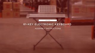 Assembly 61Key Electric Keyboard SKY1036 [upl. by Vokaay]