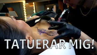 Vlogg  Min största tatuering hittills [upl. by Enaols]