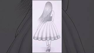 How to Draw a Lonely Girl  Quick Sketch Guide ShortsIsmatAraArtGallery [upl. by Seen120]