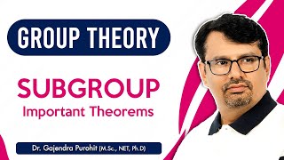 Group Theory  Subgroup  Subgroup Theorems  Discrete Mathematics [upl. by Lehcem784]