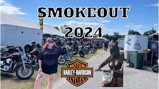 Wild chopper rally party and an amazing Fxr show Smokeout2024 [upl. by Greenman]