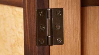 123  How to Install a Butt Hinge Mortise [upl. by Demetra]