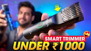 BEST SMART BEARD TRIMMER for Men Under ₹1000 Rs in 2022 ⚡️ VEGA SmartOne S1 amp S2 Trimmer Review [upl. by Yuji374]