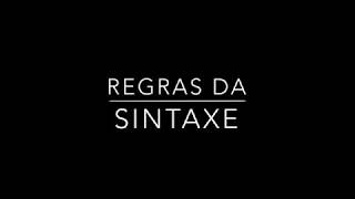 ♫ REGRAS DA SINTAXE  Paródia Dua Lipa  New Rules [upl. by Silvia]